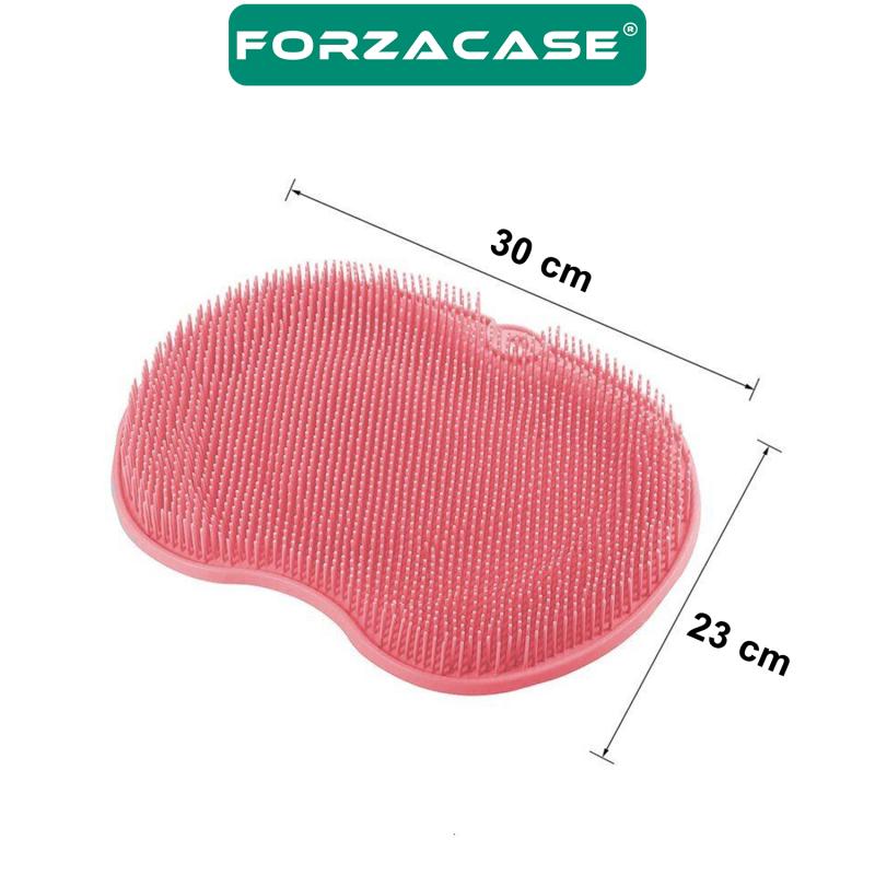 Forzacase Yumuşak Silikon Vantuzlu Banyo Sırt Fırçası Ve Masaj Matı - FC214