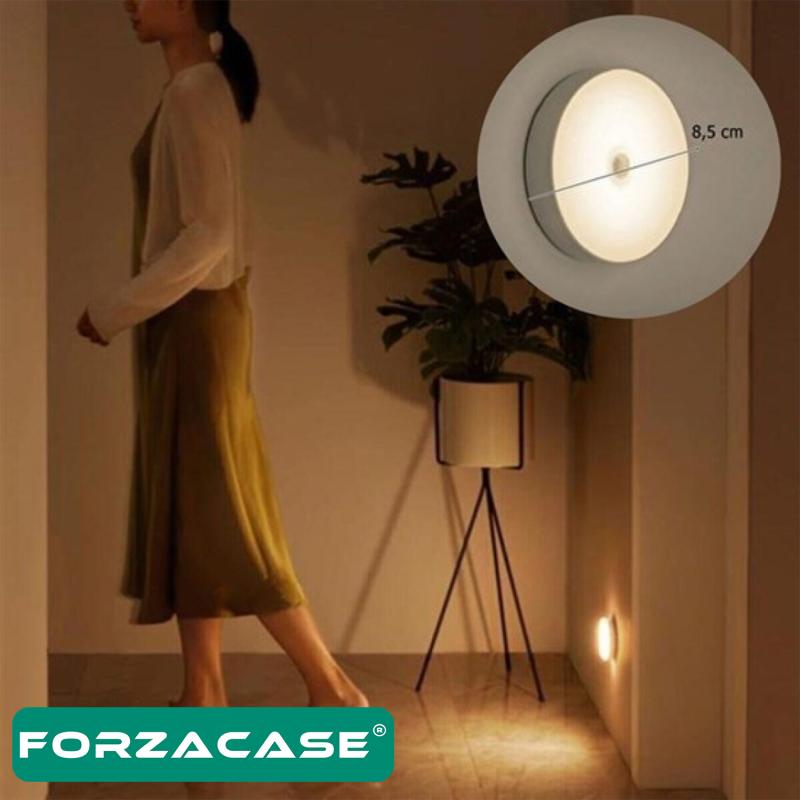 Forzacase Hareket Sensörlü USB Şarjlı Mıknatıslı Led Işık Lamba - FC219