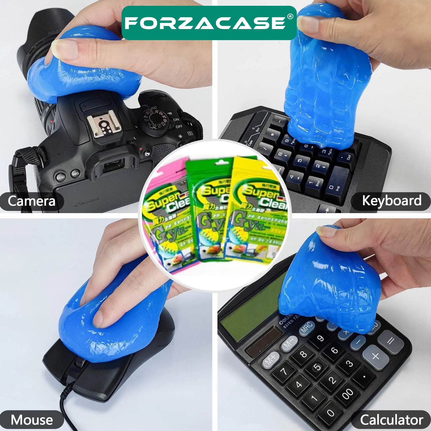 Forzacase Mouse Klavye Temizleme Jeli Ev Otomobil Torpido Kumanda Tuş Temizlik Hamuru - FC227