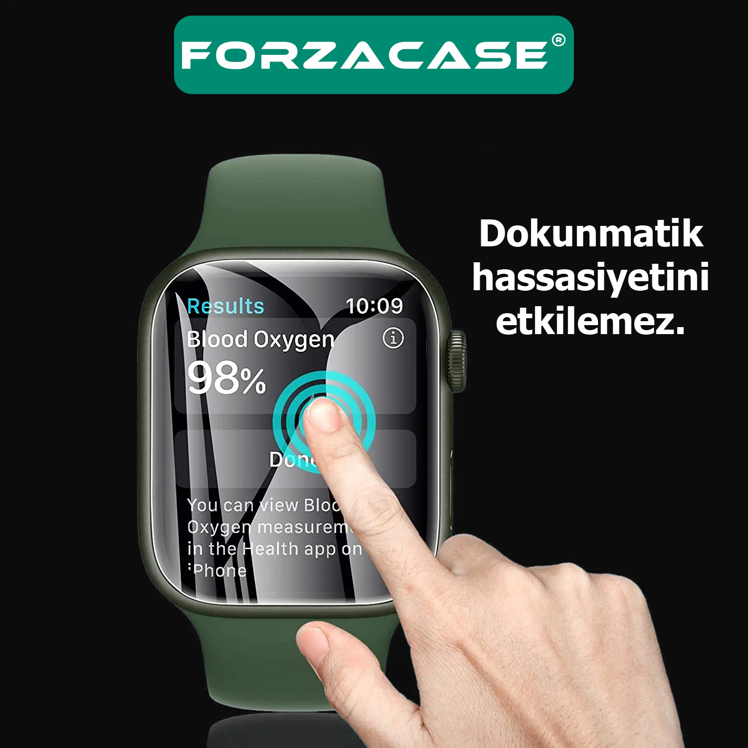 Forzacase Apple Watch 42 mm Saatler ile uyumlu Hydrogel Esnek Ekran Koruma Filmi 2 Adet - FC250