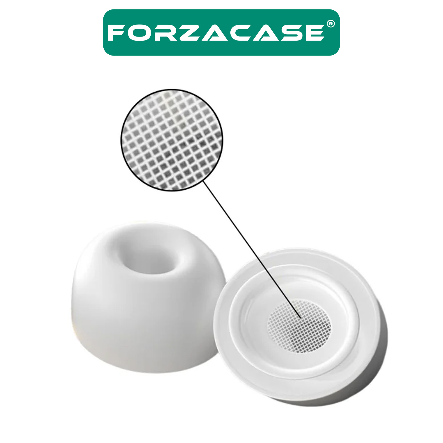 Forzacase Airpods Pro için 2 Çift Yedek Silikon Kulaklık Ucu S / L Gürültü Engellemeli Tıkaç - FC251