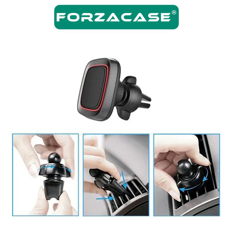 Forzacase Güçlendirilmiş Mıknatıslı Izgaralıktan Araç Içi Telefon Tutucu - FC254