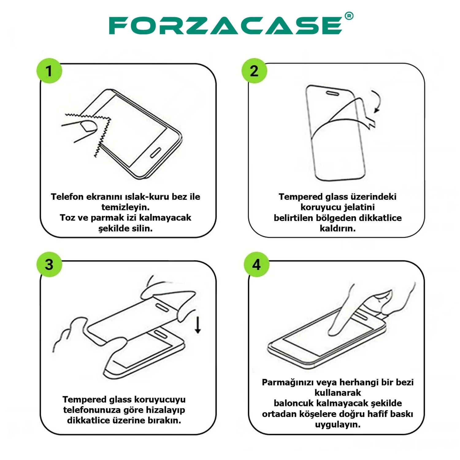 Forzacase Samsung Galaxy A26 ile uyumlu Privacy Hayalet Tam Kaplar Cam Ekran Koruyucu - FC292