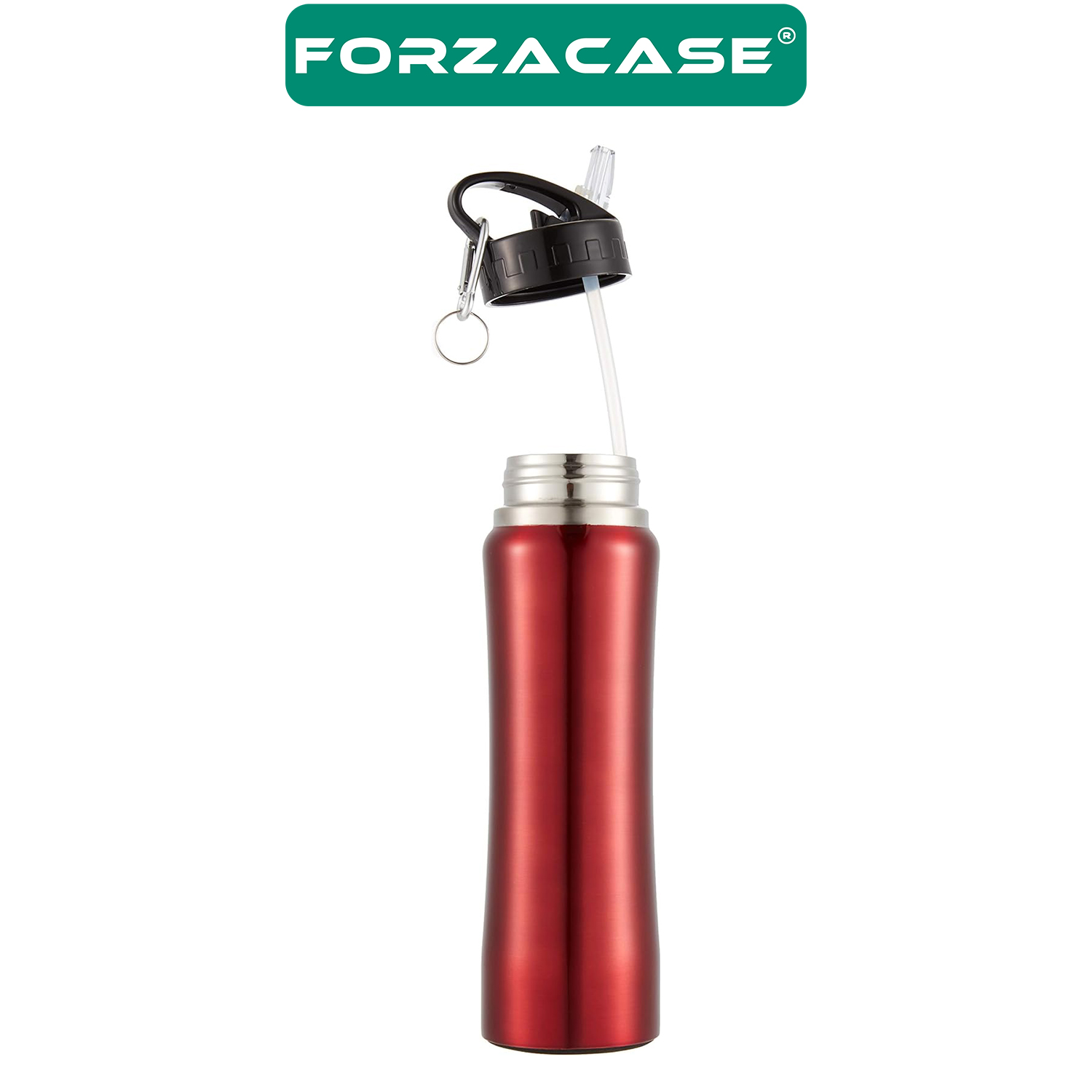 Forzacase Paslanmaz Çelik 750ml 6 Saat Sıcak Soğuk Tutan Pipetli Termos - FC263