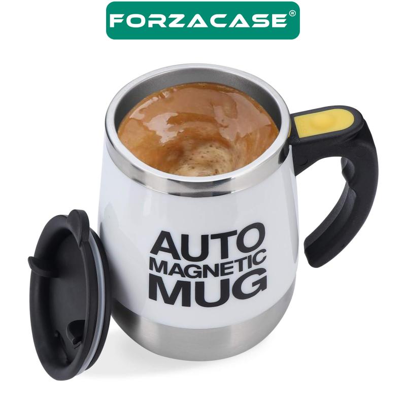 Forzacase Paslanmaz Çelik 400 ml Sıcak Soğuk Tutan Otomatik Karıştırıcılı Bardak Termos - FC265