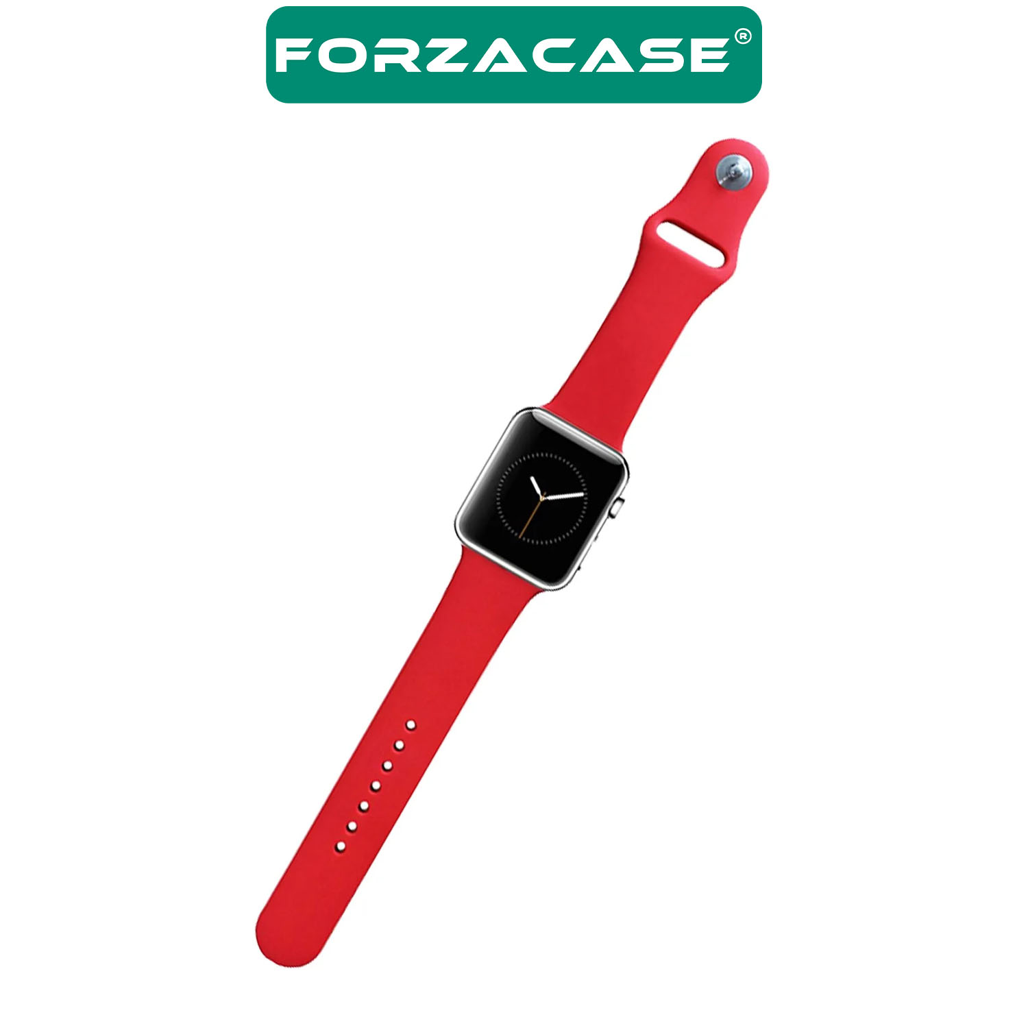 Forzacase Apple Watch 38 / 40 / 41 mm uyumlu Silikon Kordon Kayış - FC004