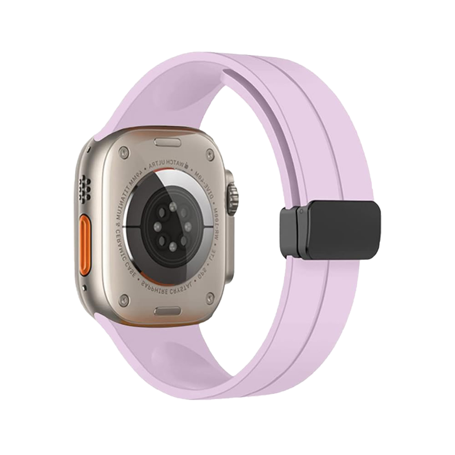 Forzacase Apple Watch 42 / 44 / 45 / 49 mm için Manyetik Tokalı 22mm Silikon Kordon Kayış - FC272