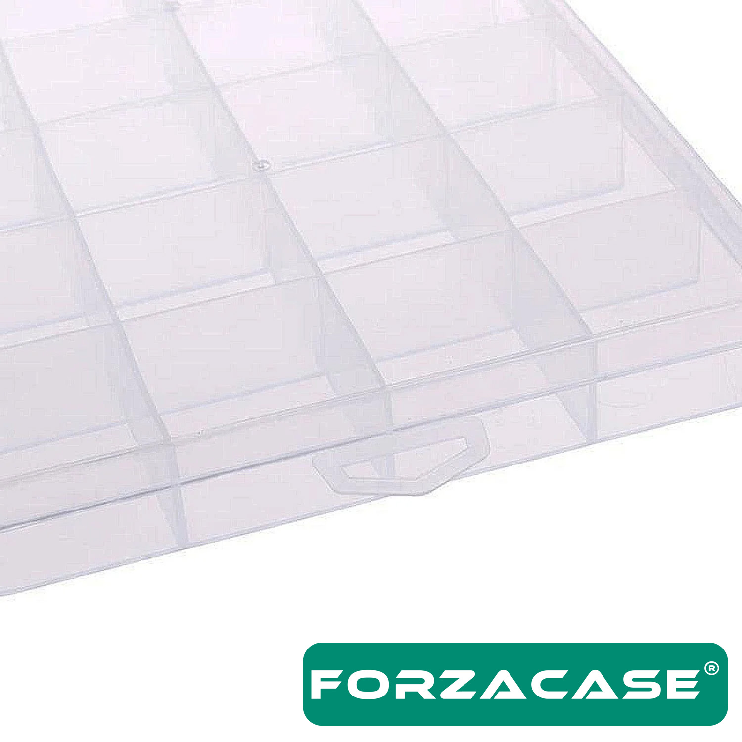 Forzacase 21 Bölmeli Kapaklı Balıkçı Marangoz Malzeme ve Takı Aksesuar Kutusu Organizer - FC274