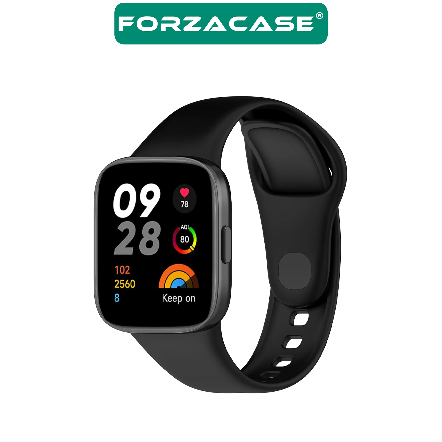 Forzacase Xiaomi Redmi Watch 3 için Silikon Kordon Kayış - FC275