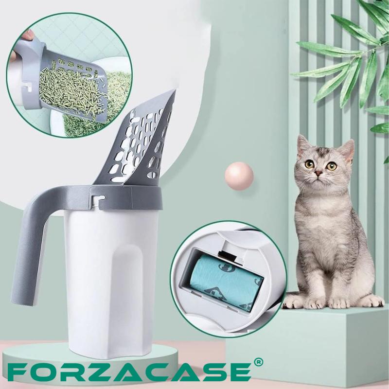Forzacase Elekli Kedi Kumu Serpme Temizleme Küreği Kepçesi - FC280