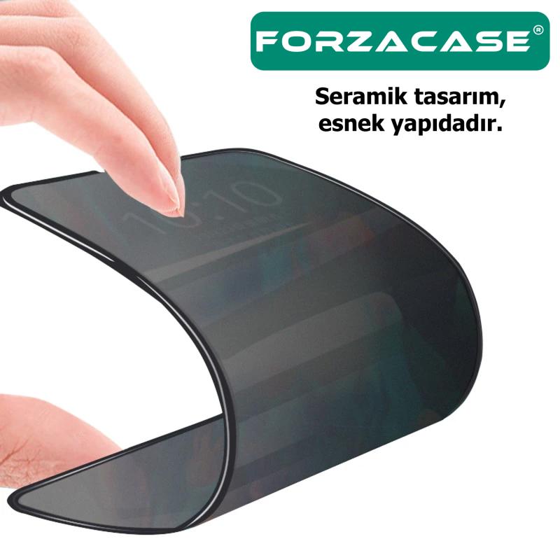Forzacase Samsung Galaxy S24 Ultra için Privacy Hayalet Ekran Koruyucu Seramik Film - FC292