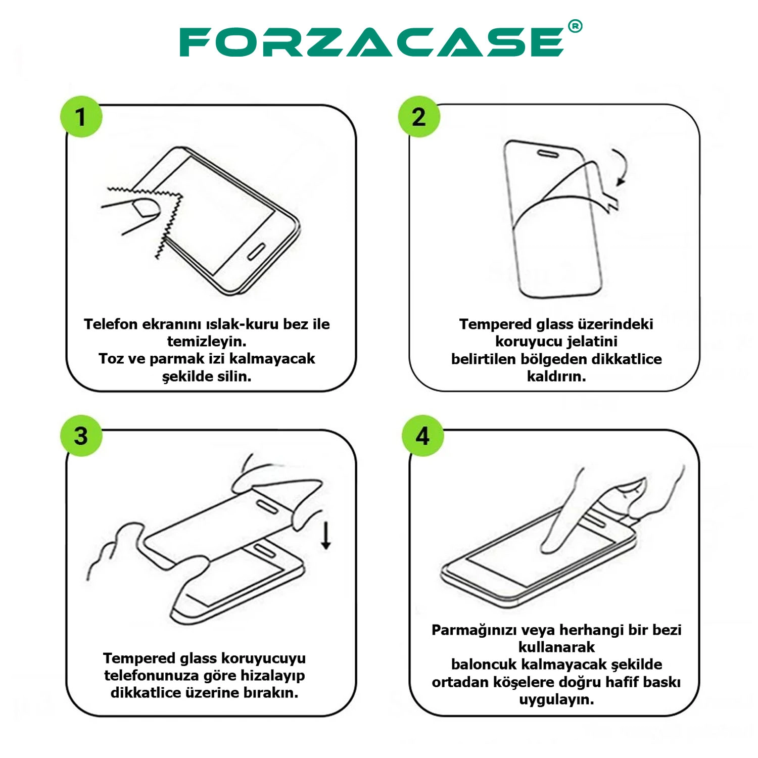 Forzacase Xiaomi Redmi 14C için Privacy Hayalet Tam Kaplar Cam Ekran Koruyucu - FC292
