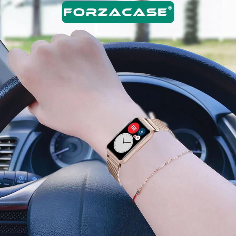 Forzacase Huawei Watch Fit 2 için Metal Mıknatıslı Kordon Kayış - FC297