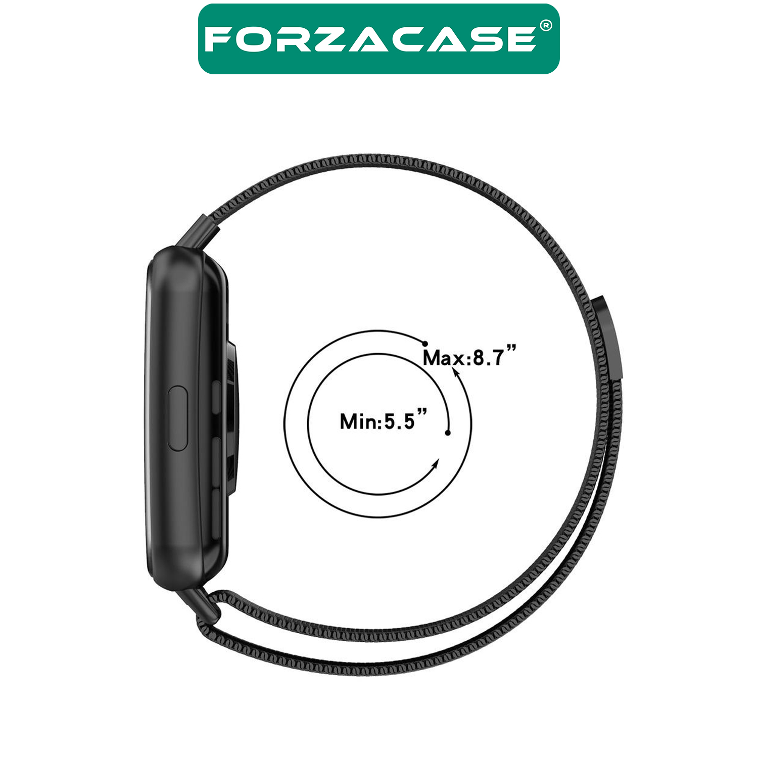 Forzacase Huawei Watch Fit 2 için Metal Mıknatıslı Kordon Kayış - FC297