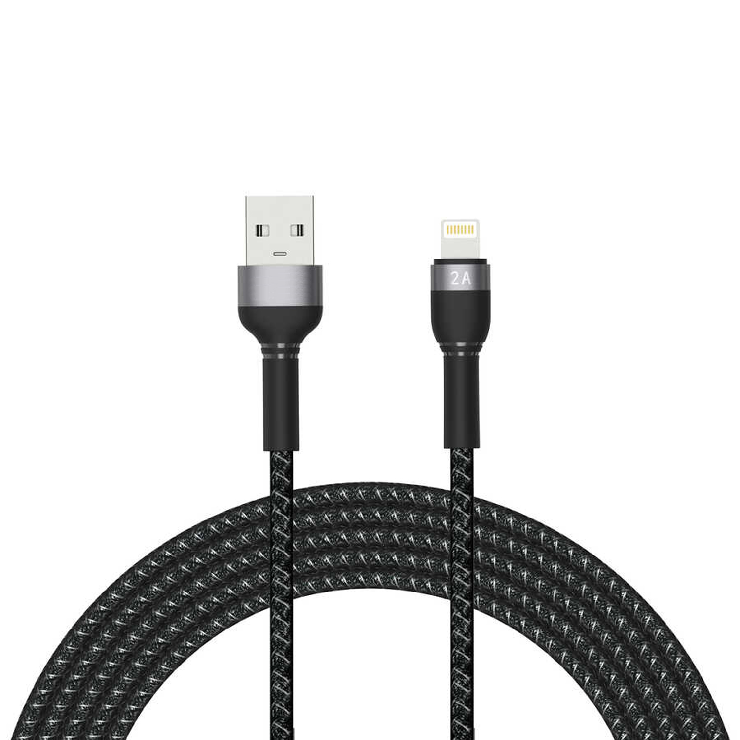 Forzacase iPhone iPad için Hydra Serisi Örgülü Lightning USB Şarj ve Data Kablosu 2A 3 metre - FC310