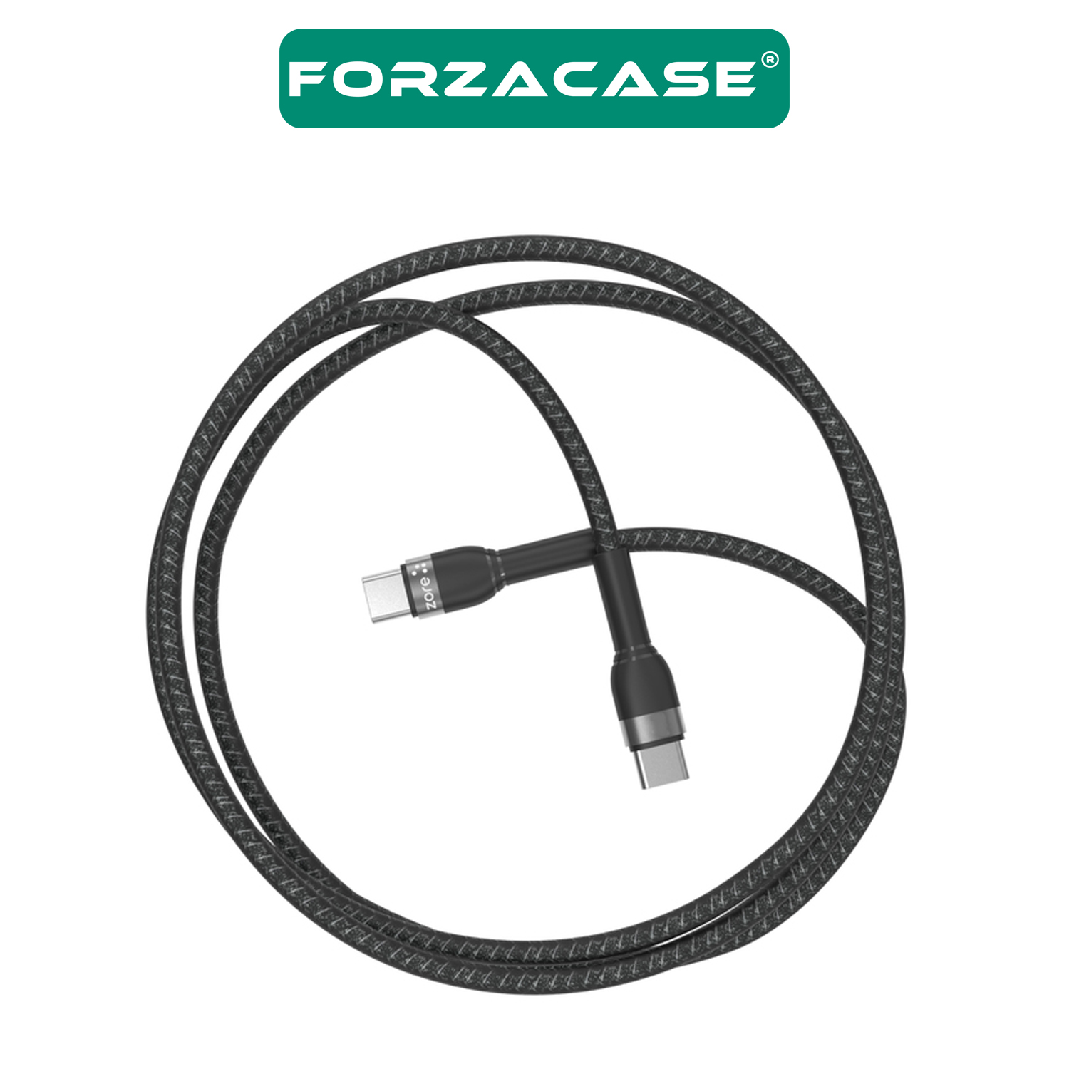 Forzacase Hydra Serisi Type-C to Type-C 3A PD Hızlı Şarj ve Data Kablosu Örgülü 2 metre - FC319