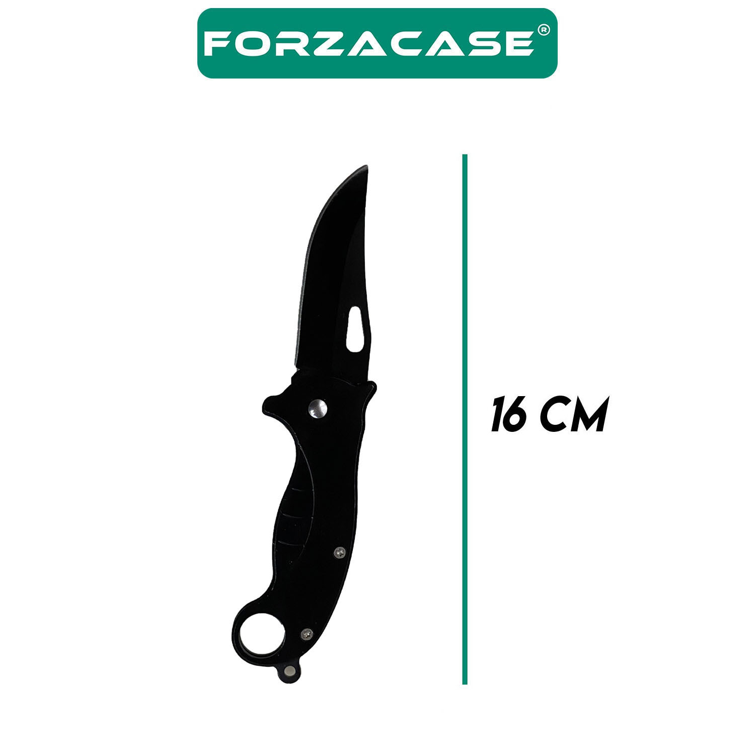 Forzacase Paslanmaz Çelik Ultra Keskin Outdoor Avcılık Kamp Çakısı Kamp Mutfak Bıçağı - FC342