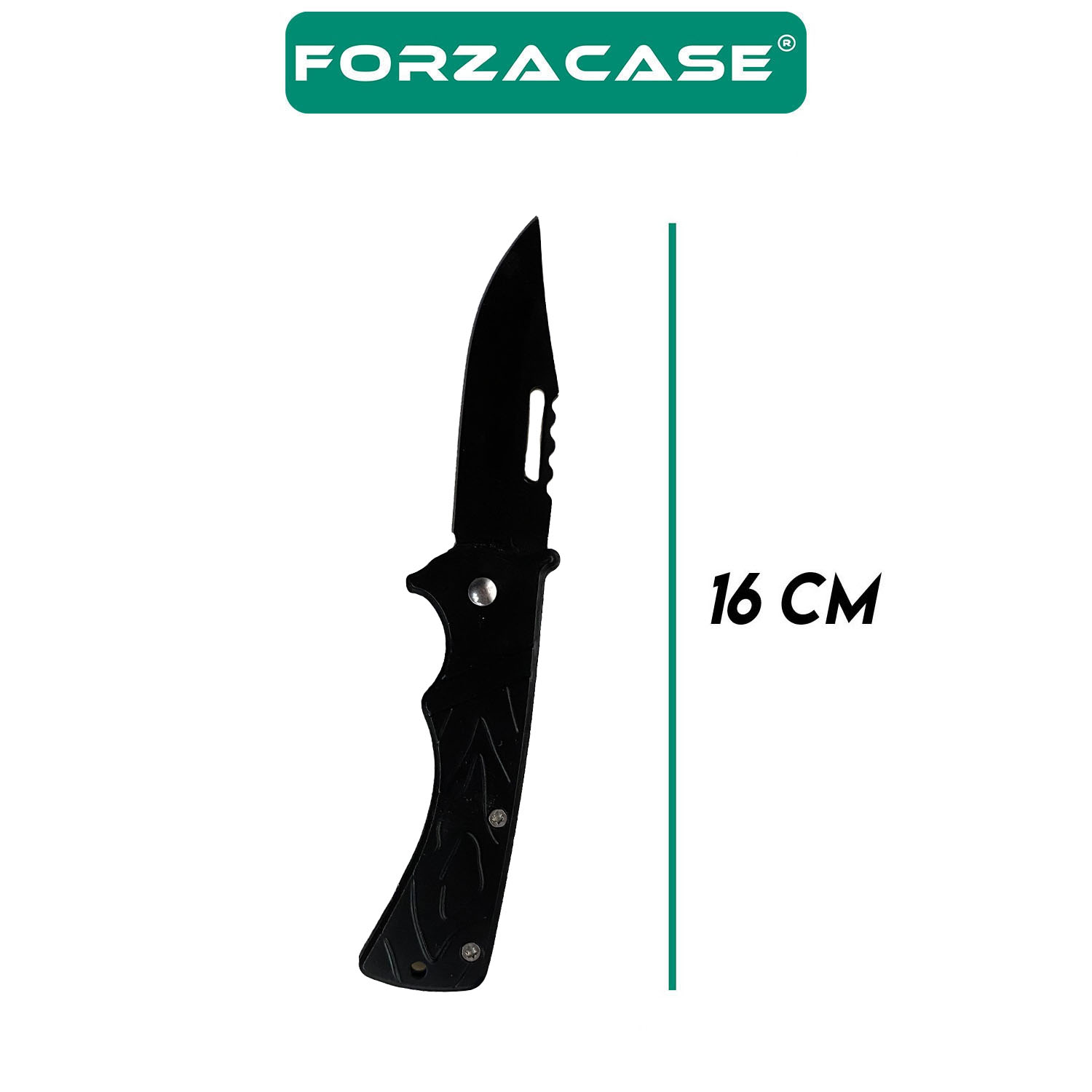 Forzacase Paslanmaz Çelik Ultra Keskin Outdoor Avcılık Kamp Çakısı Kamp Mutfak Bıçağı - FC343