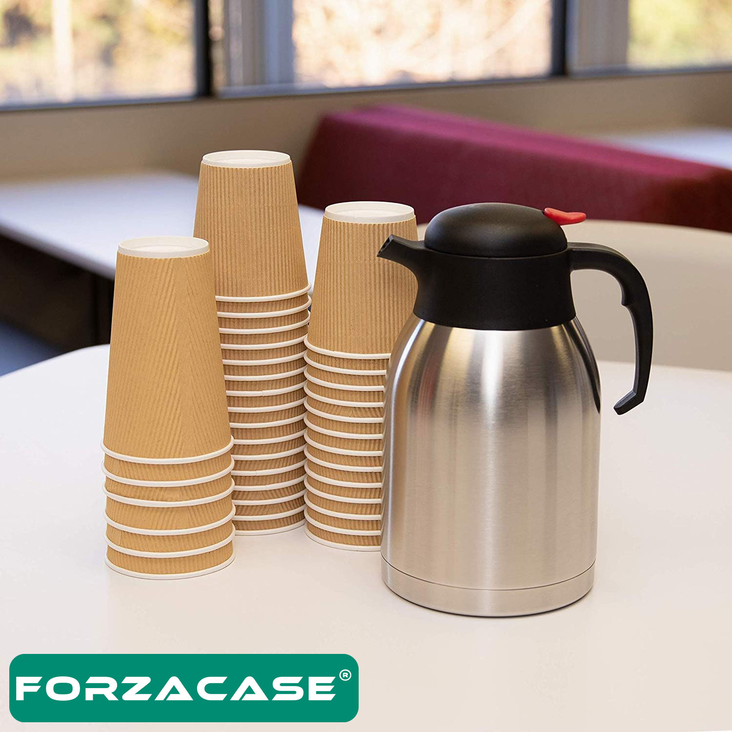Forzacase Paslanmaz Çelik 2 Litre Sıcak Soğuk Tutan Çay Kahve Su Termosu Piknik Kamp Termosu - FC376