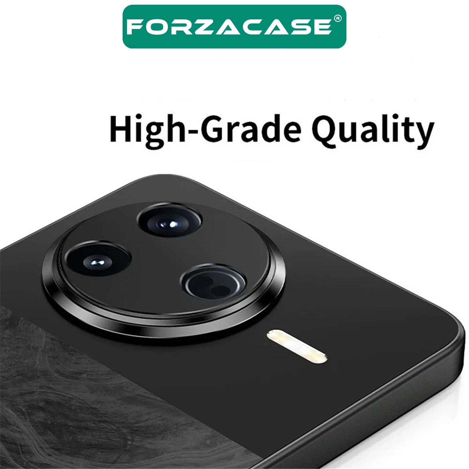 Forzacase Xiaomi Poco F7 Ultra ile uyumlu Kamera Lens Koruma Halkası Siyah - FC377