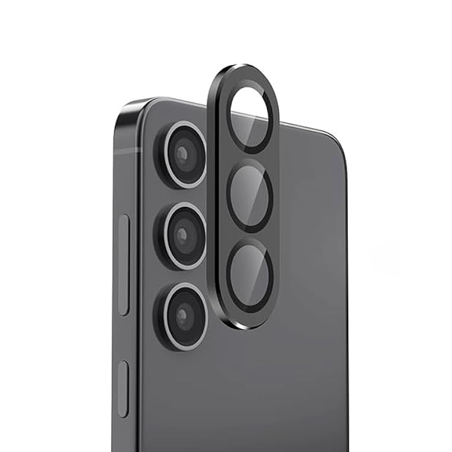 Forzacase Samsung Galaxy A26 / A36 / A56 ile uyumlu Kamera Camı Lens Koruyucu Halka Seti - FC381