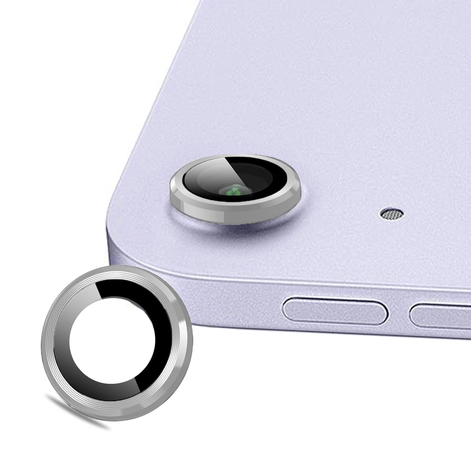 Forzacase iPad Air 5. Nesil 10.9 inç 2022 ile uyumlu Kamera Camı Lens Koruyucu Halka Seti - FC381