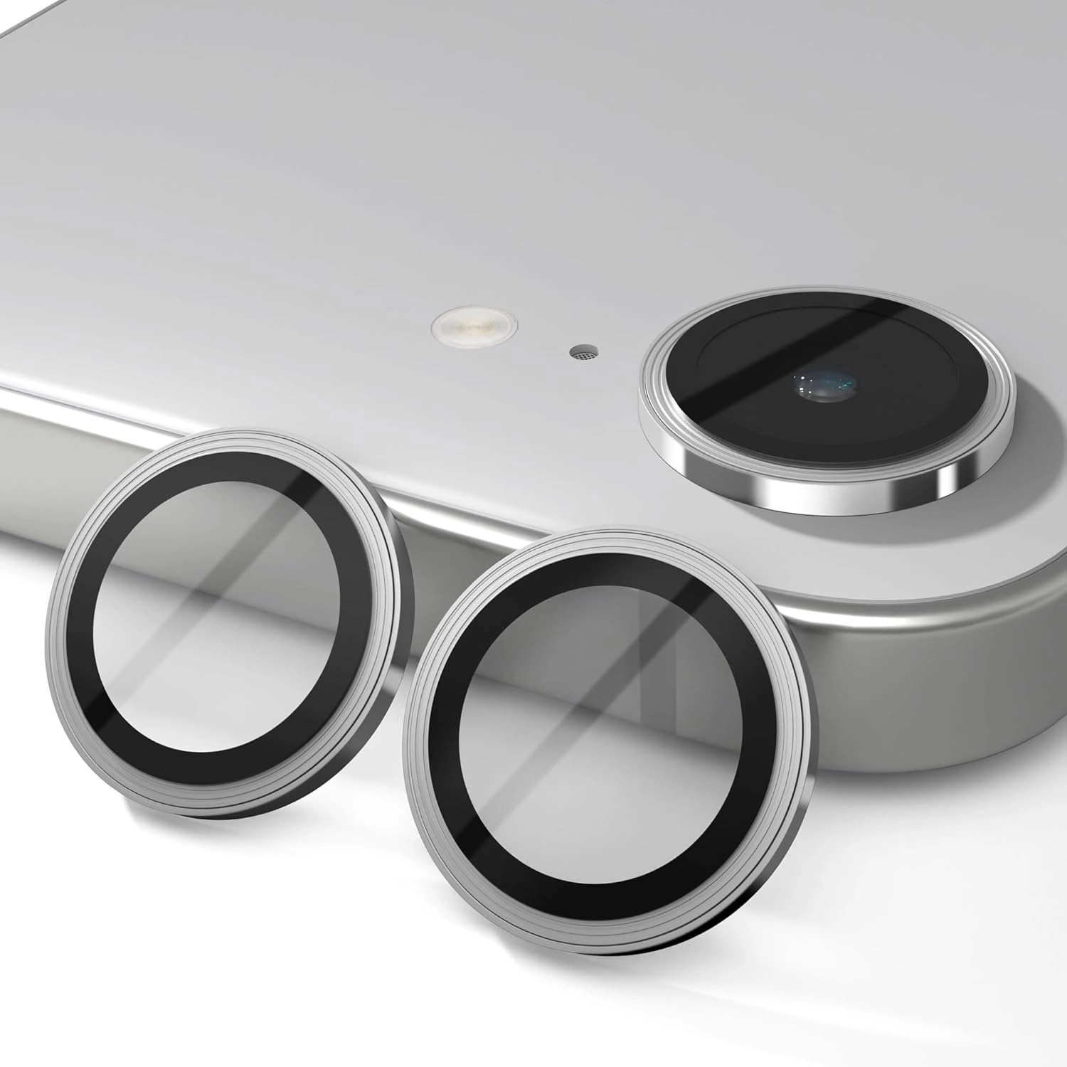 Forzacase iPhone 17e ile uyumlu Kamera Camı Lens Koruyucu Halka Seti - FC381