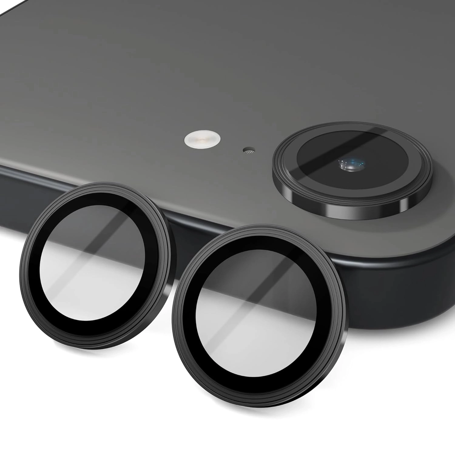 Forzacase iPhone 17e ile uyumlu Kamera Camı Lens Koruyucu Halka Seti - FC381