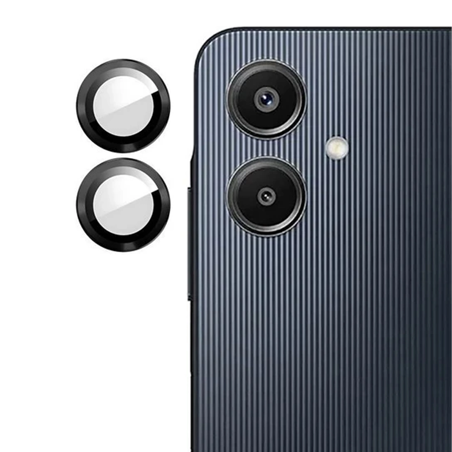 Forzacase Samsung Galaxy A06 ile uyumlu Kamera Camı Lens Koruyucu Halka Seti - FC381