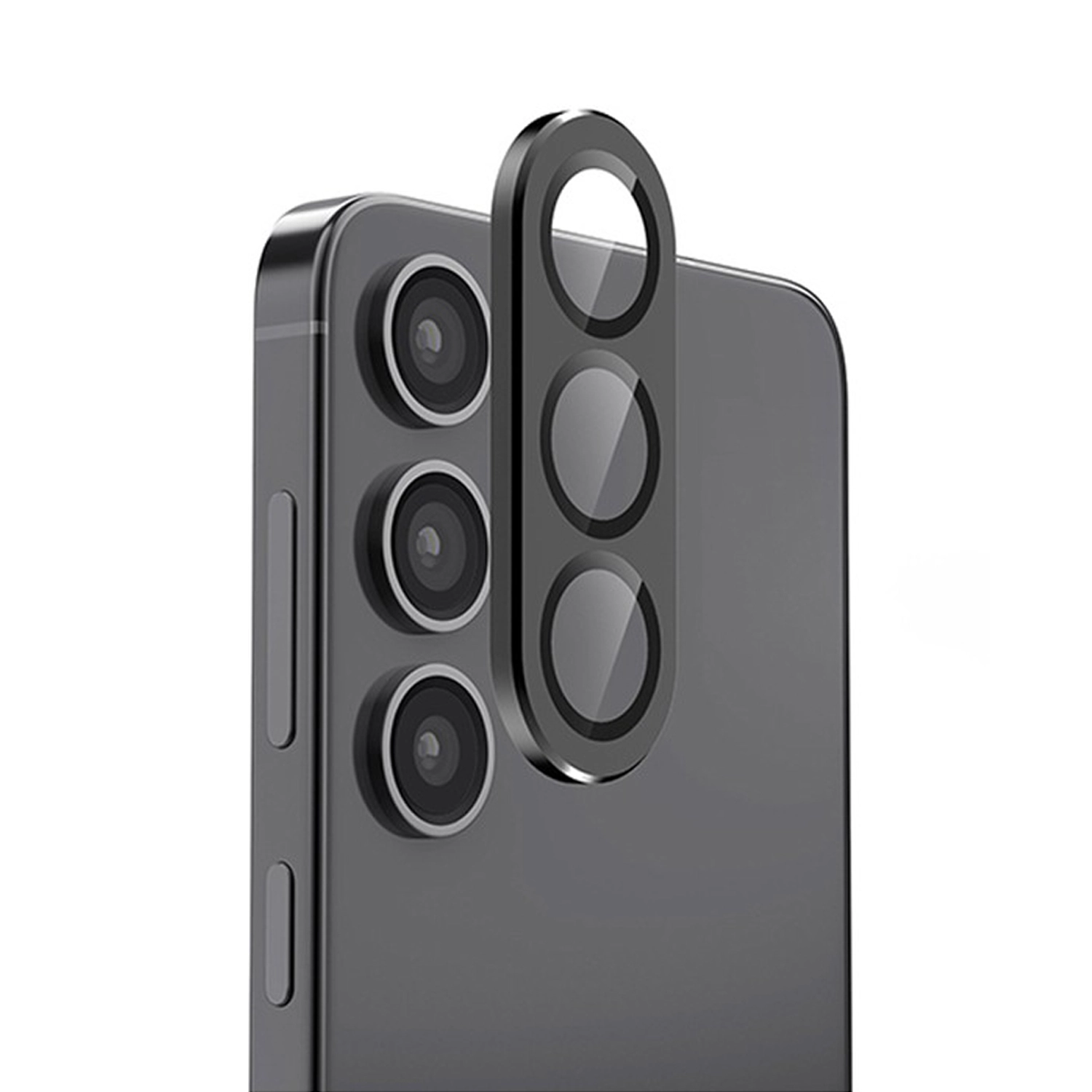 Forzacase Samsung Galaxy A17 ile uyumlu Kamera Camı Lens Koruyucu Halka Seti - FC381