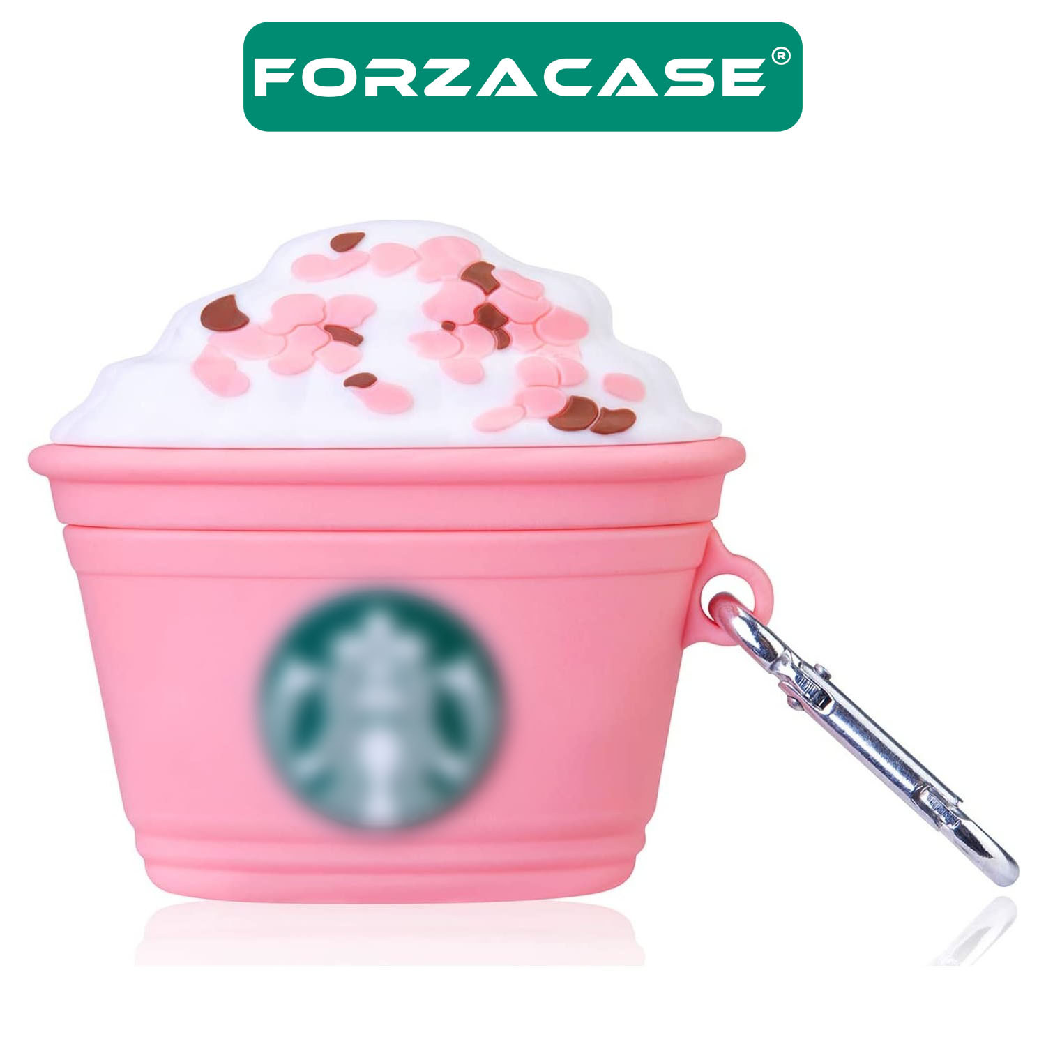 Forzacase Airpods Pro uyumlu Desenli Anahtar Askılıklı Bluetooth Kulaklık Kılıfı - FC388