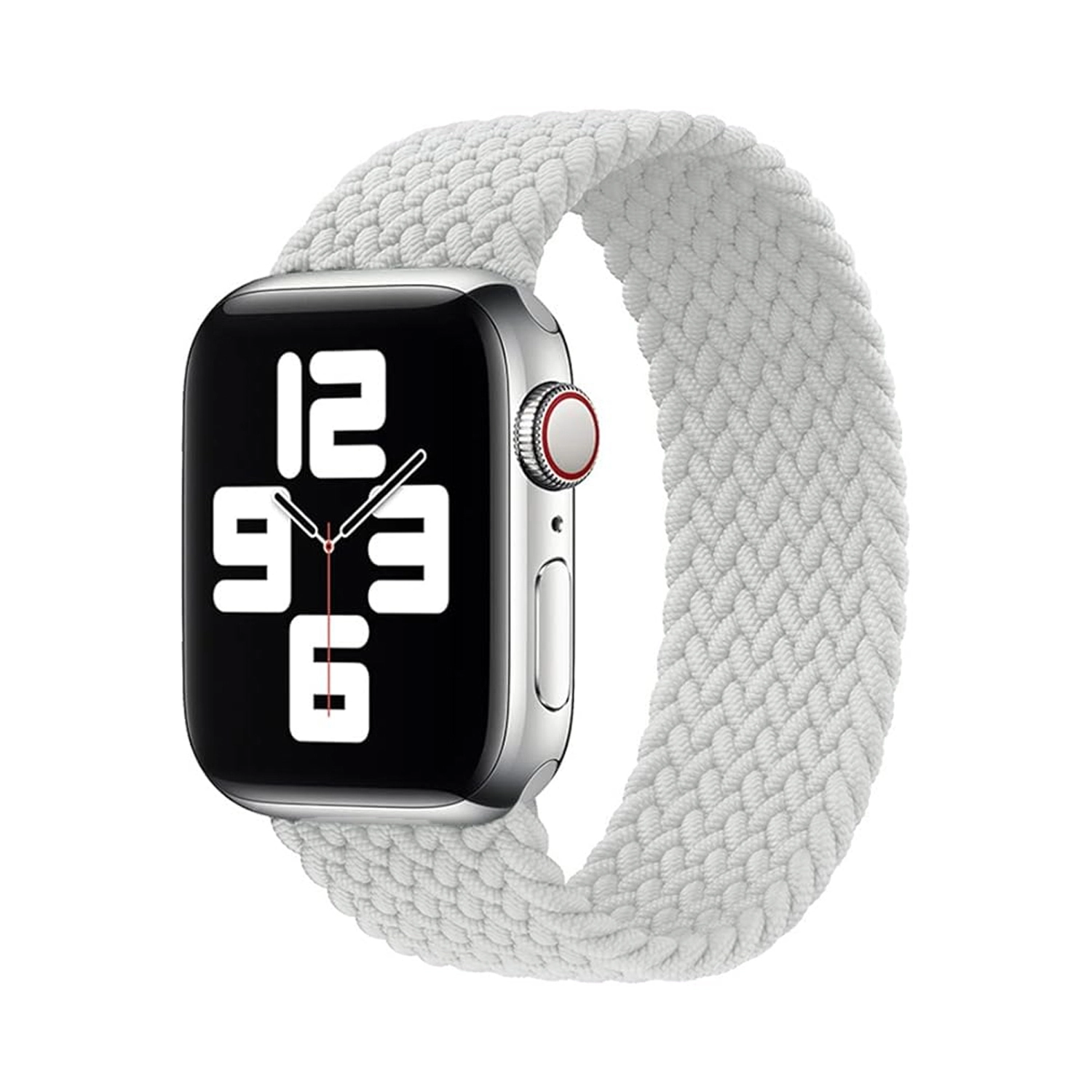 Forzacase Apple Watch SE 3 40mm ile uyumlu Hasır Örgü Solo Loop Kordon Kayış - FC401