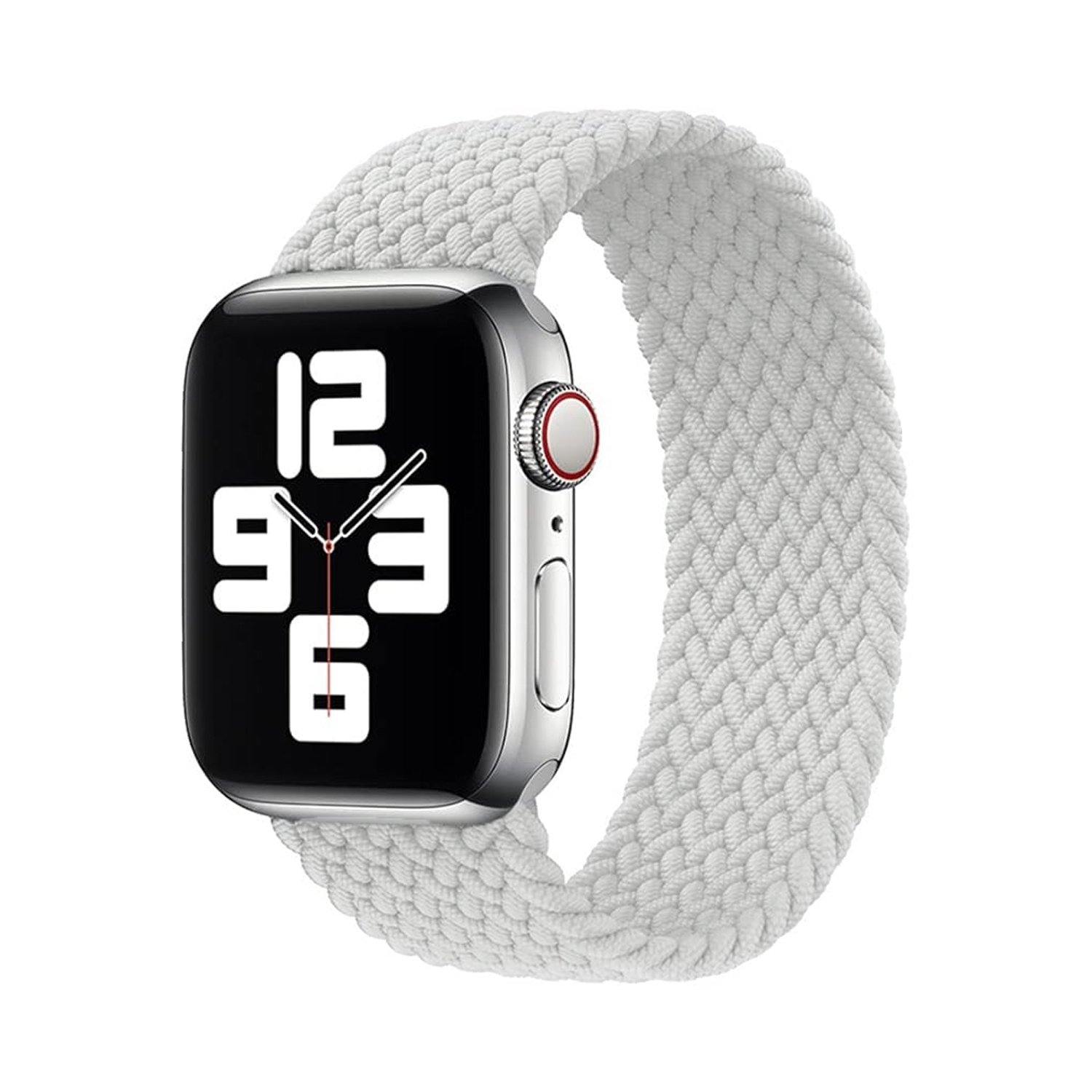 Forzacase Apple Watch 12 46mm ile uyumlu Hasır Örgü Solo Loop Kordon Kayış - FC401