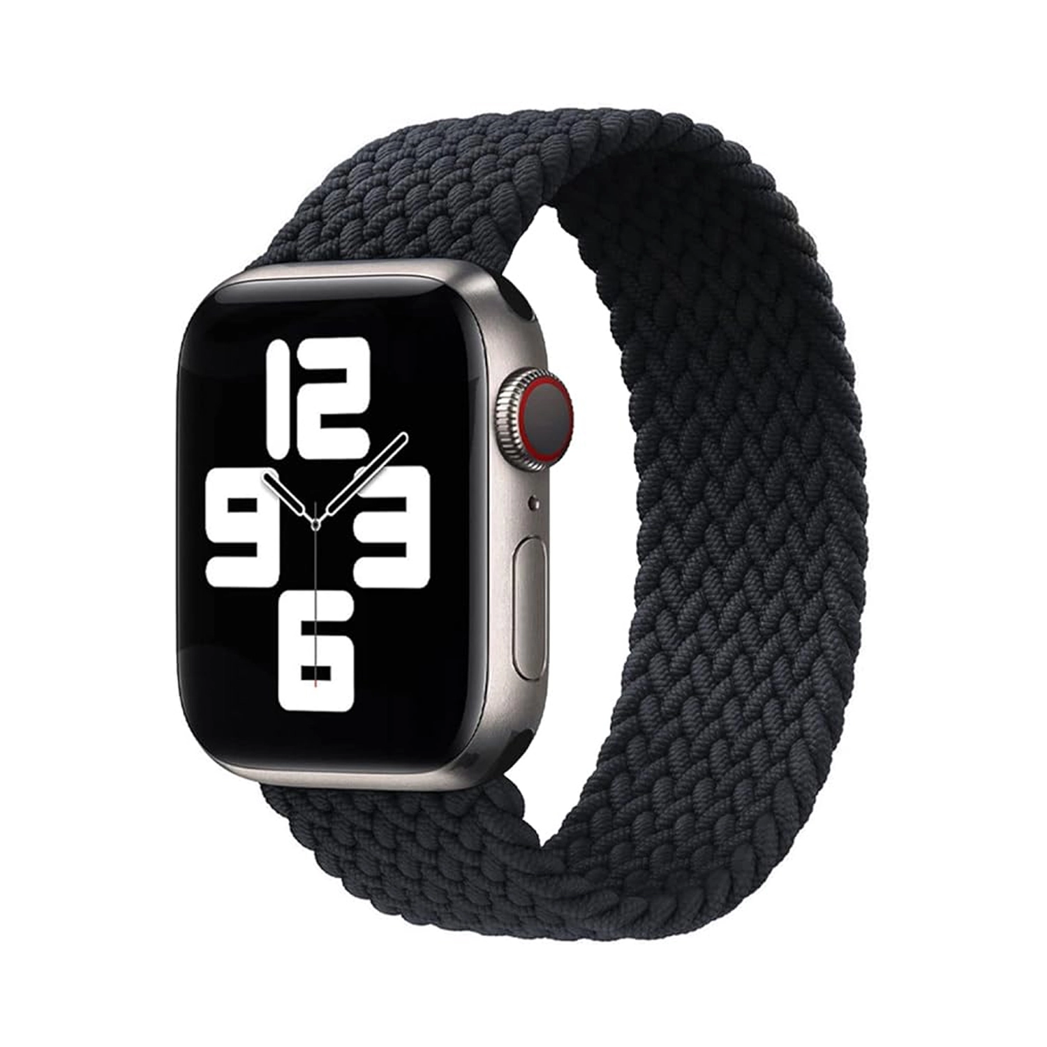 Forzacase Apple Watch 11 Series 46mm ile uyumlu Hasır Örgü Solo Loop Kordon Kayış - FC401