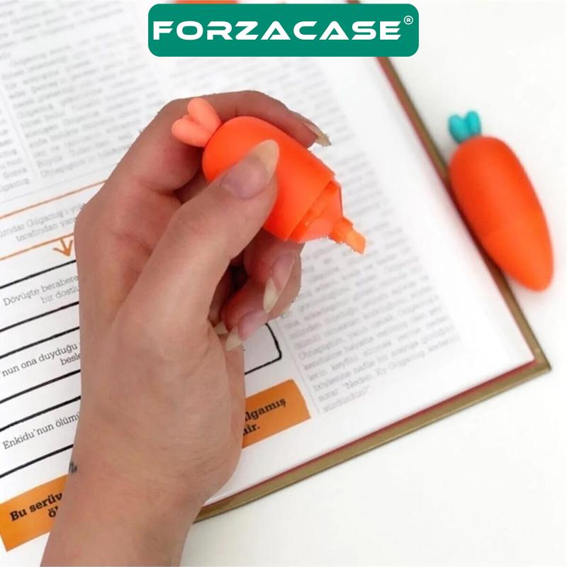 Forzacase Renkli Fosforlu Havuç Kalem (6 Adet) - FC406