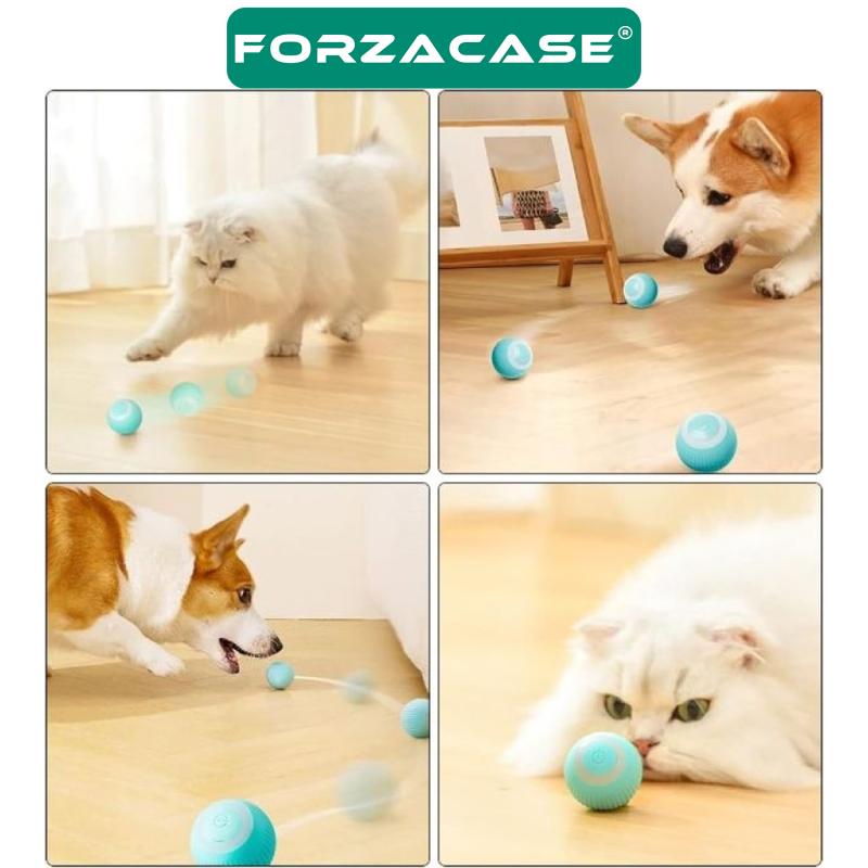 Forzacase Akıllı İnteraktif Şarjlı Kedi Oyuncağı Kedi Topu - FC418