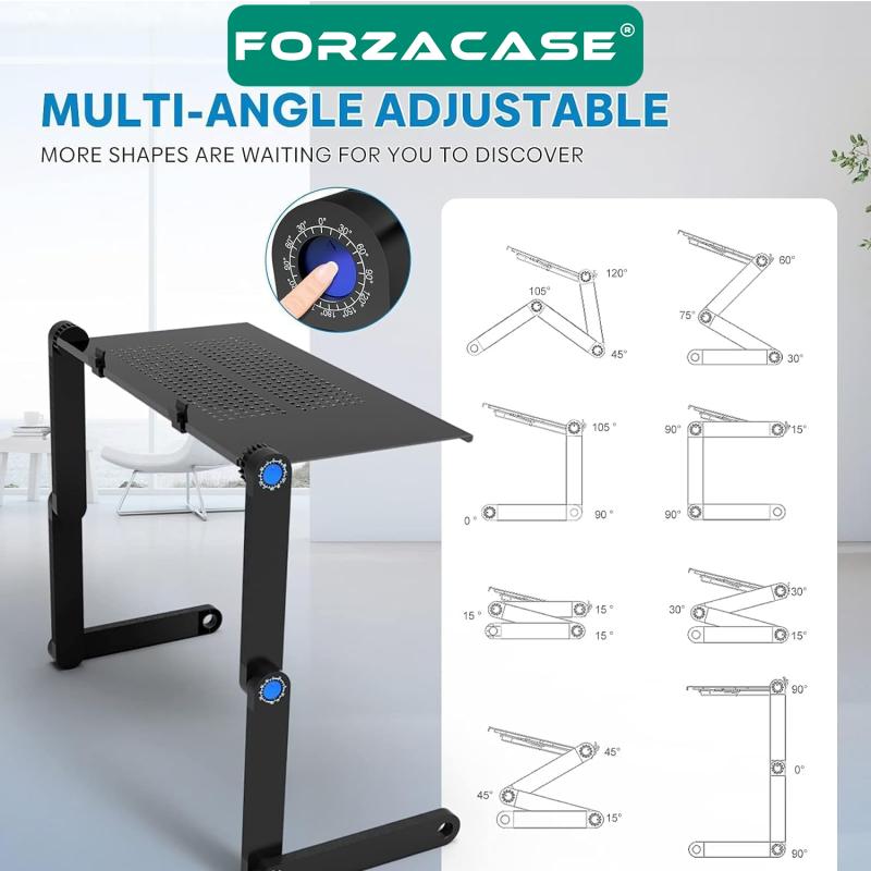 Forzacase Alüminyum Yükseklik Ayarlı Mouse Padli Notebook Tablet Laptop Sehpası Stand - FC466