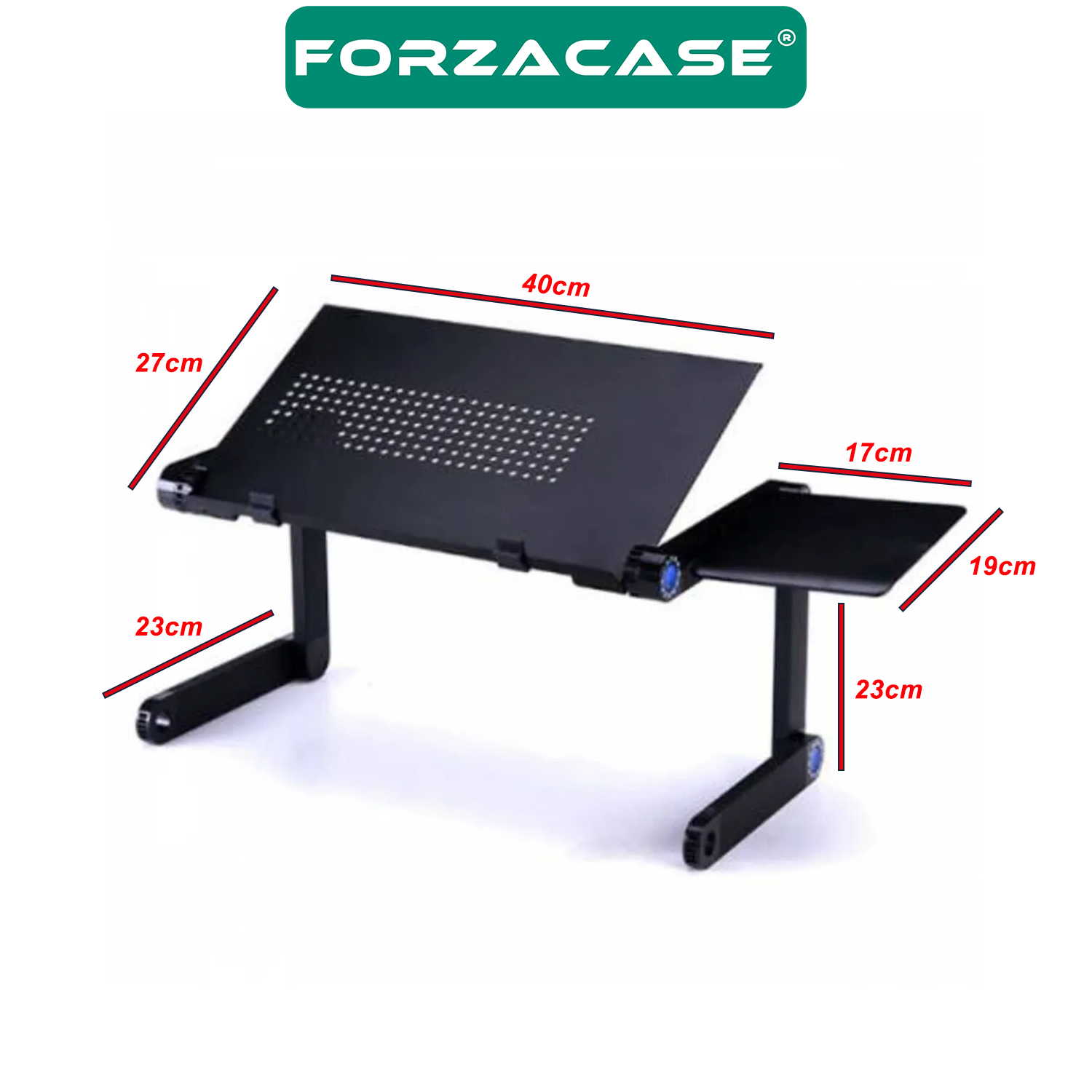 Forzacase Alüminyum Yükseklik Ayarlı Mouse Padli Notebook Tablet Laptop Sehpası Stand - FC466