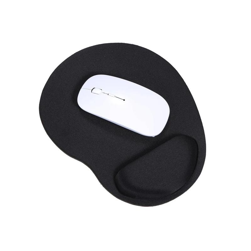 Forzacase Kaydırmaz Silikon Tabanlı Mat Bilek Destekli Mouse Pad 20x24cm Siyah - FC471