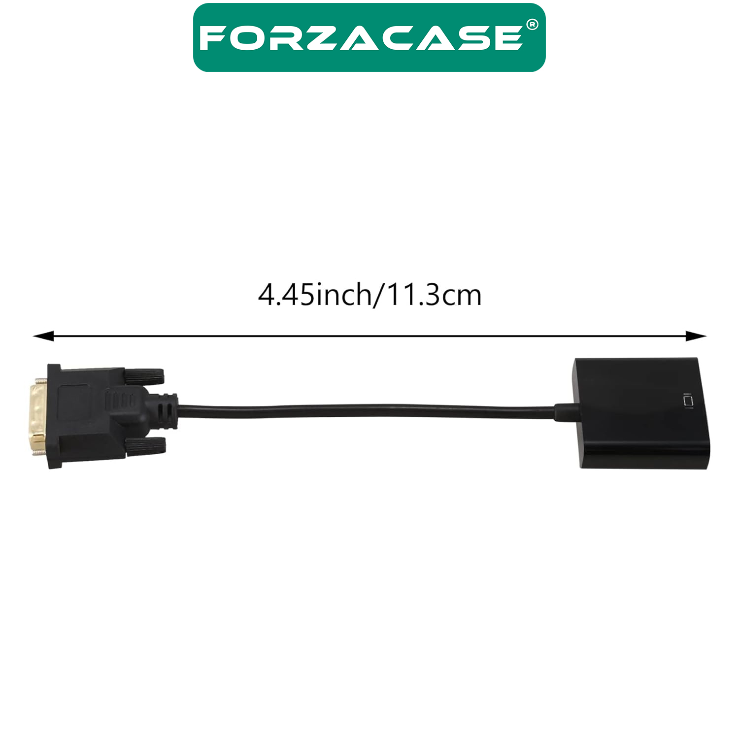 Forzacase DVI to VGA 1080p 24+1 VGA Dönüştürücü Adaptör - FC472
