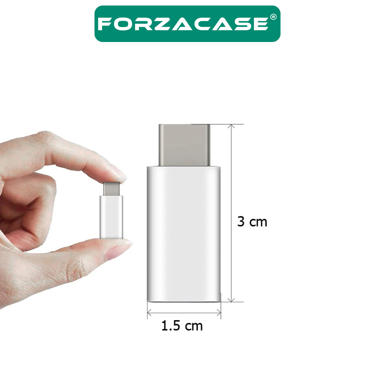 Forzacase Lightning to Type-C Şarj Adaptörü - FC483