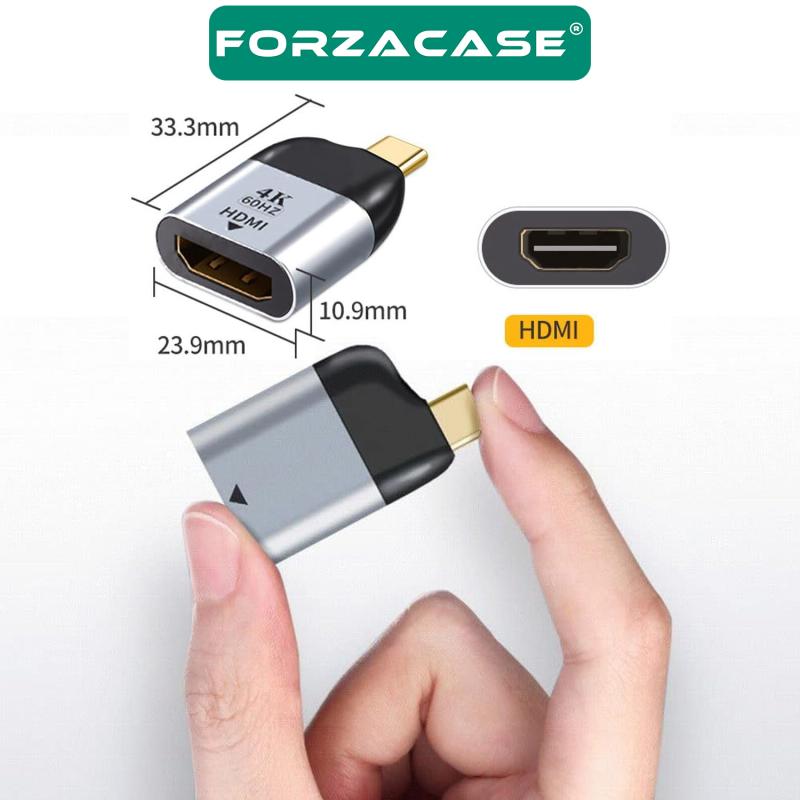 Forzacase Type-C to HDMI 4K 60hz 1080p Type-C iPhone 15 16 Serisi için HDMI Dönüştürücü - FC488