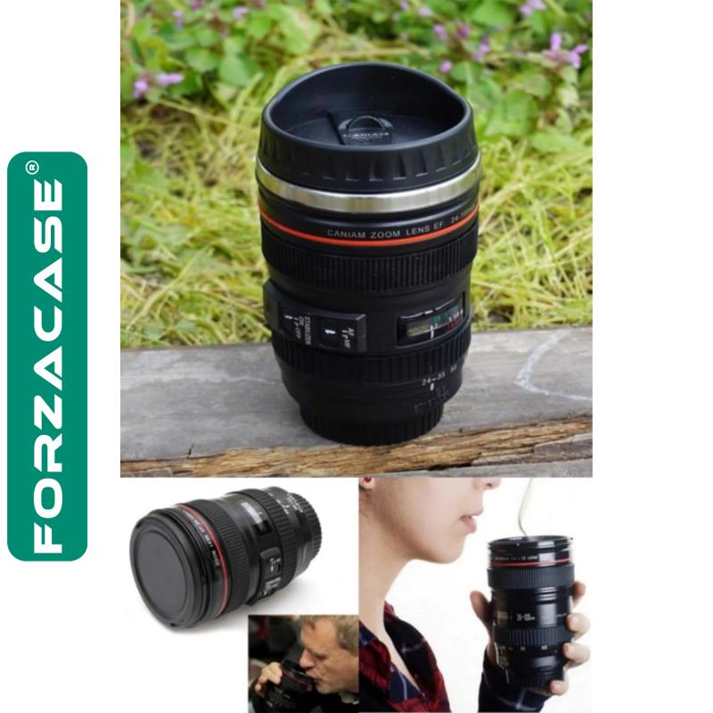 Forzacase Paslanmaz Çelik 300 ml Sıcak Soğuk Tutan Çay Kahve Su Lens Termos - FC049