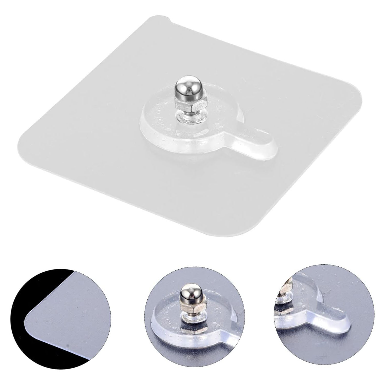 Forzacase Ultra Güçlü Vantuzlu Banyo Mutfak Raf Fotoğraf Çerçeve Askısı Çivi Tipi - FC507