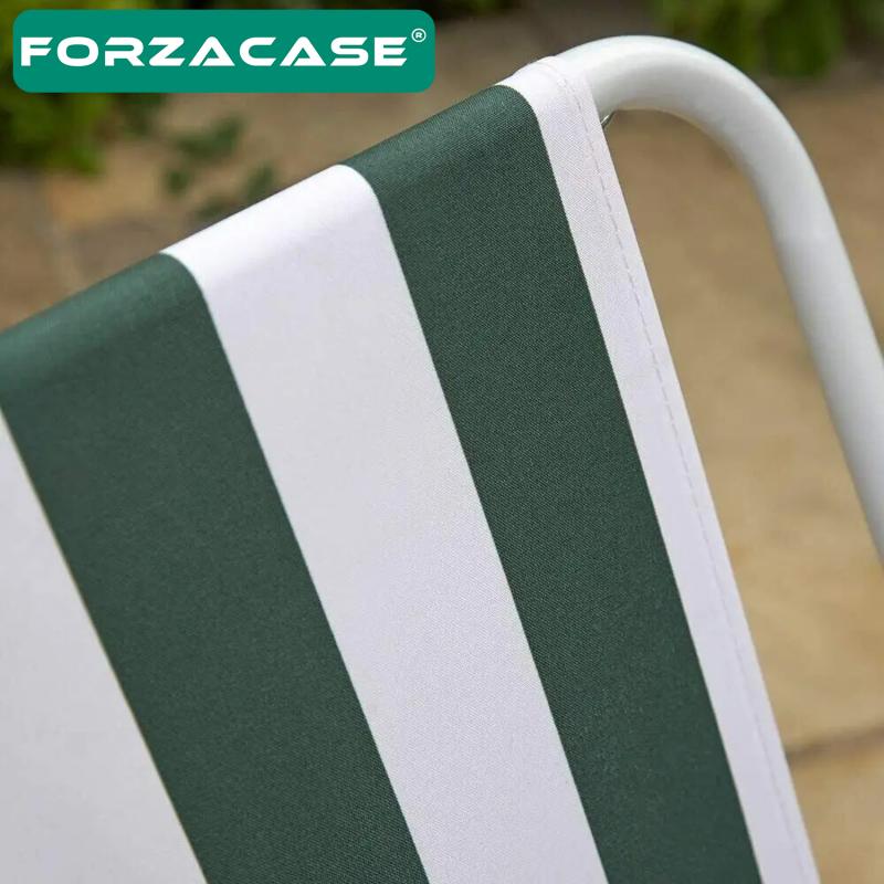 Forzacase Kolçaklı Hafif Taşınabilir Katlanır Oxford Kumaş Kamp Plaj Sandalyesi - FC511
