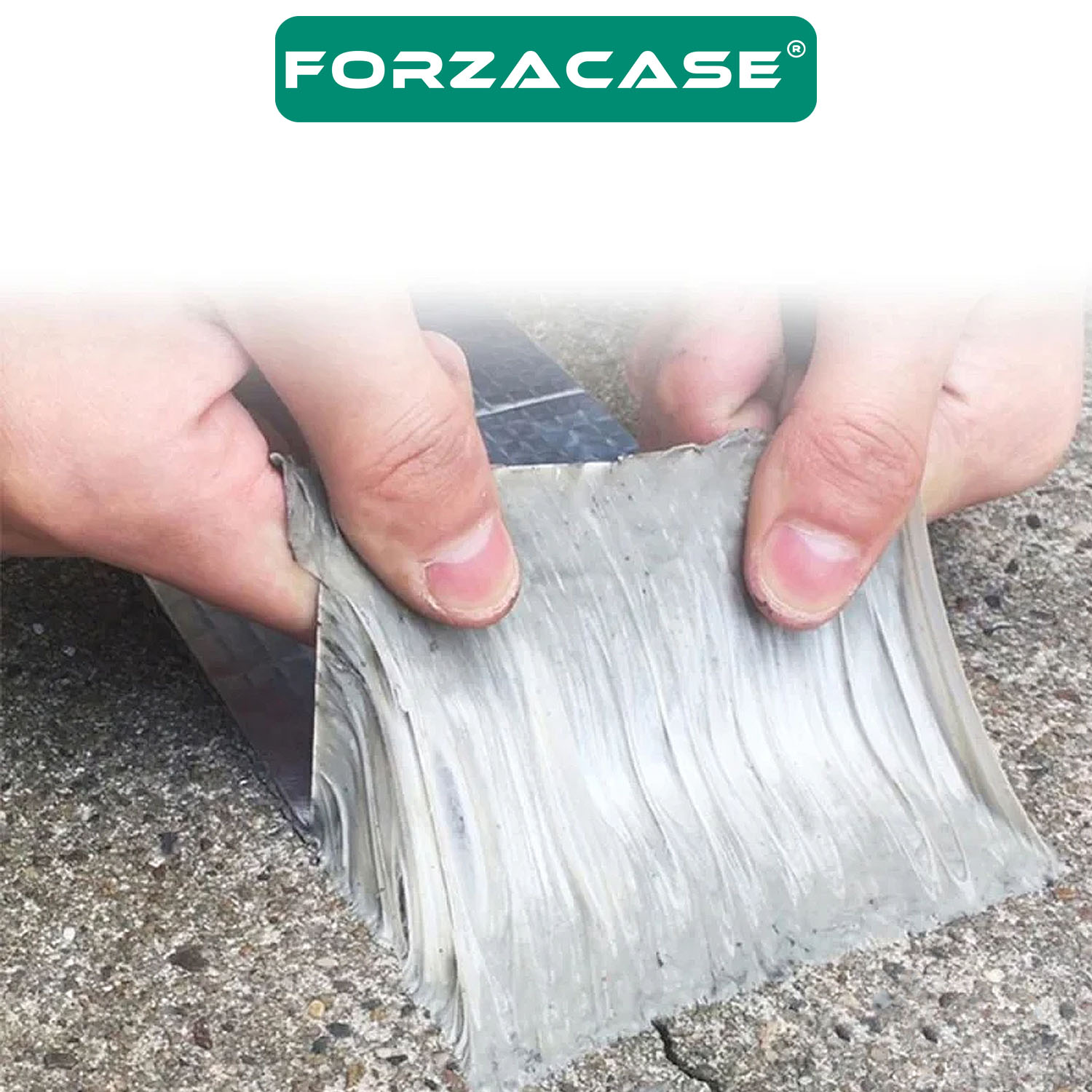 Forzacase 5 Metre x 10cm Çamur Bant Alüminyum İzolasyon Tamir Çatlak Bantı - FC523
