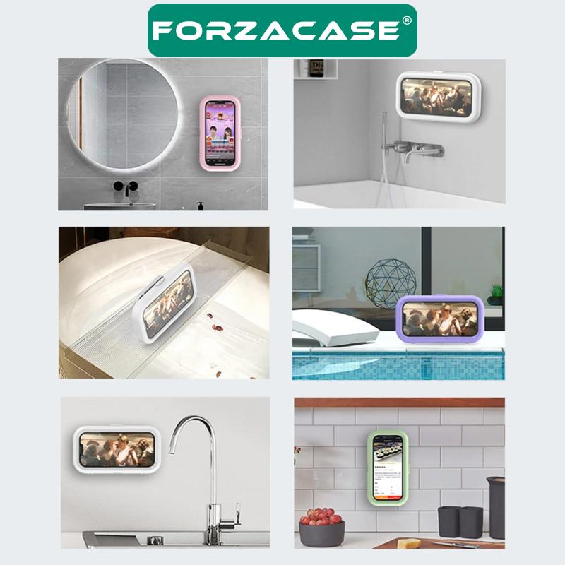 Forzacase 480 Derece Dönebilir 4.0-6.8 inç Telefonlarla uyumlu Su Geçirmez Telefon Standı - FC530