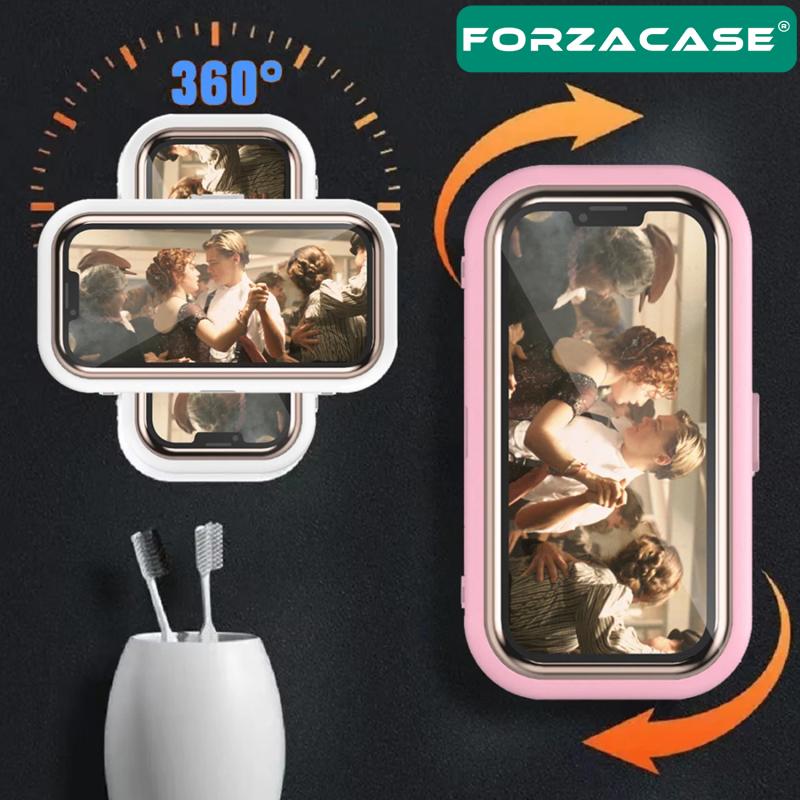 Forzacase 480 Derece Dönebilir 4.0-6.8 inç Telefonlarla uyumlu Su Geçirmez Telefon Standı - FC530