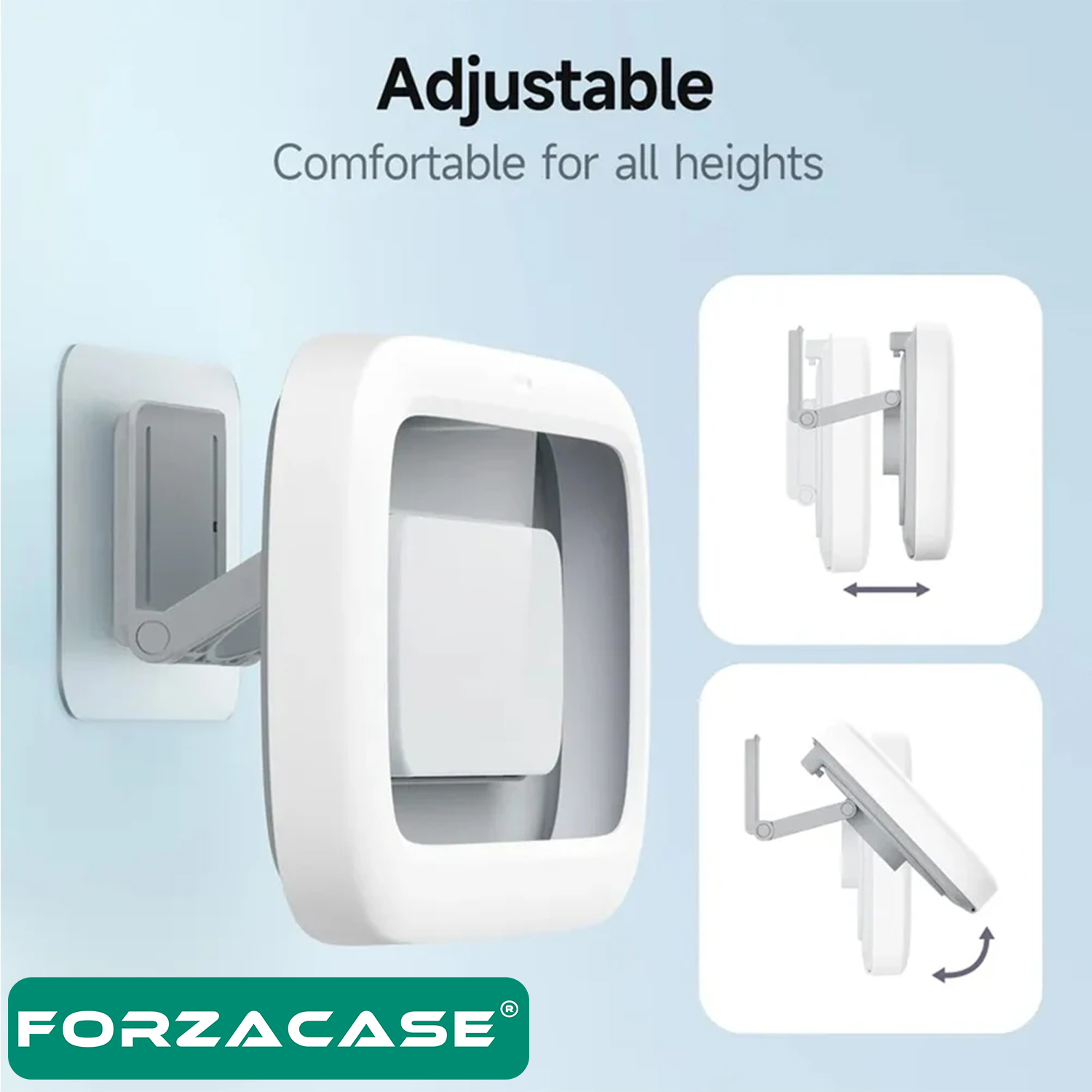 Forzacase 480 Derece Dönebilir 4.0-6.8 inç Telefonlarla uyumlu Su Geçirmez Telefon Standı - FC530