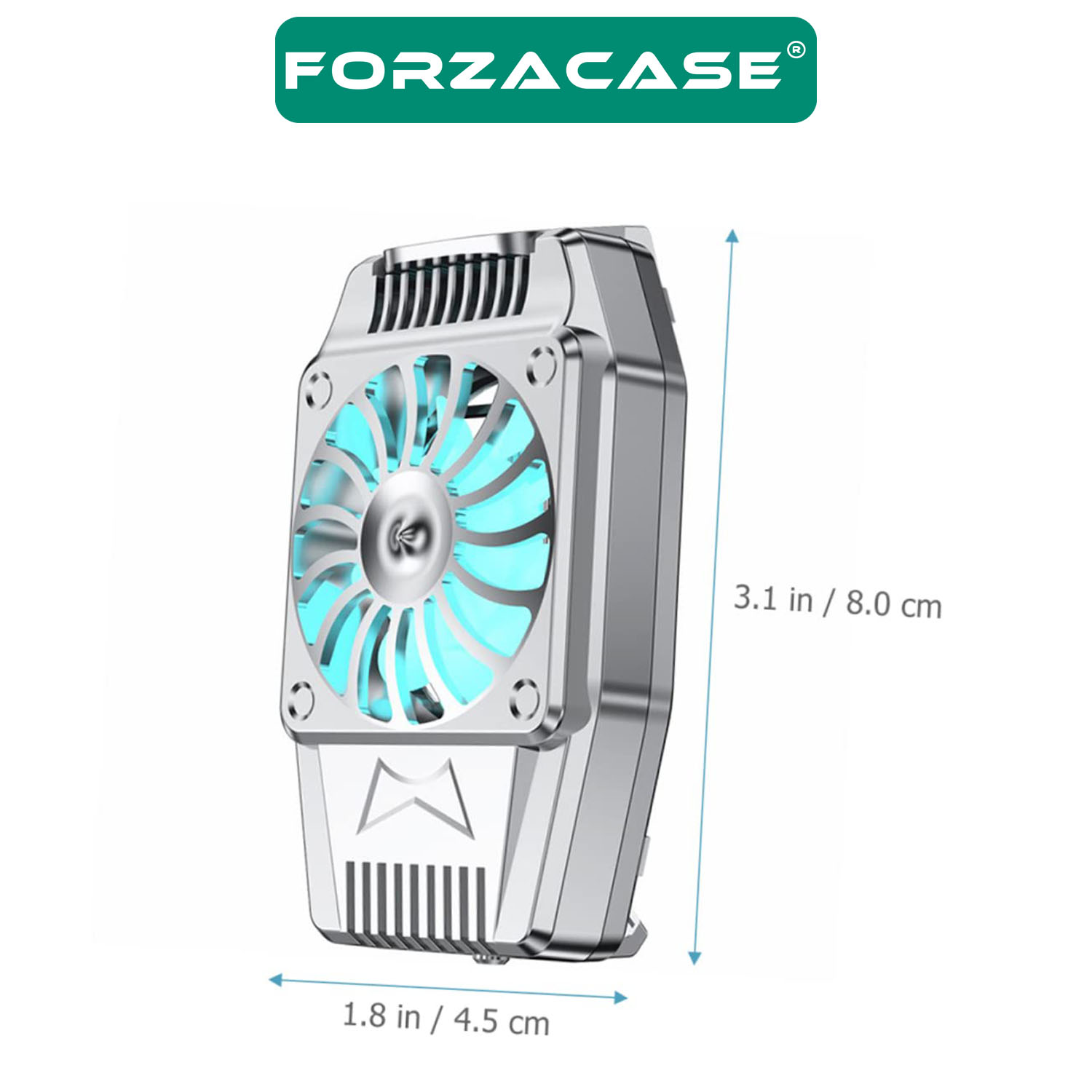 Forzacase 5000 RPM Kablosuz Cep Telefonu Isı Önleyici Soğutucu Fan Cooler - FC537